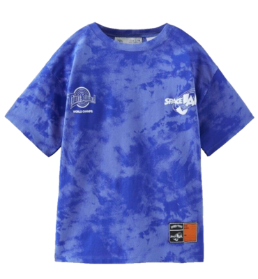 Zara Boy's Space Jam Looney Tunes Cartoon Blue Shirt 6 Year | eBay
