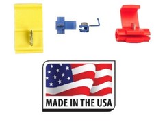 500 ASST QUICK SPLICE WIRE CONNECTORS SCOTCHLOK ELECTRICALTERMINALS 22-10 USA