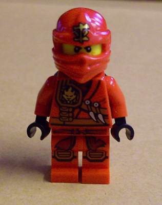 LEGO Ninja Ninjago - Quay - Scabbard Figure (Red with Sword Mount) New