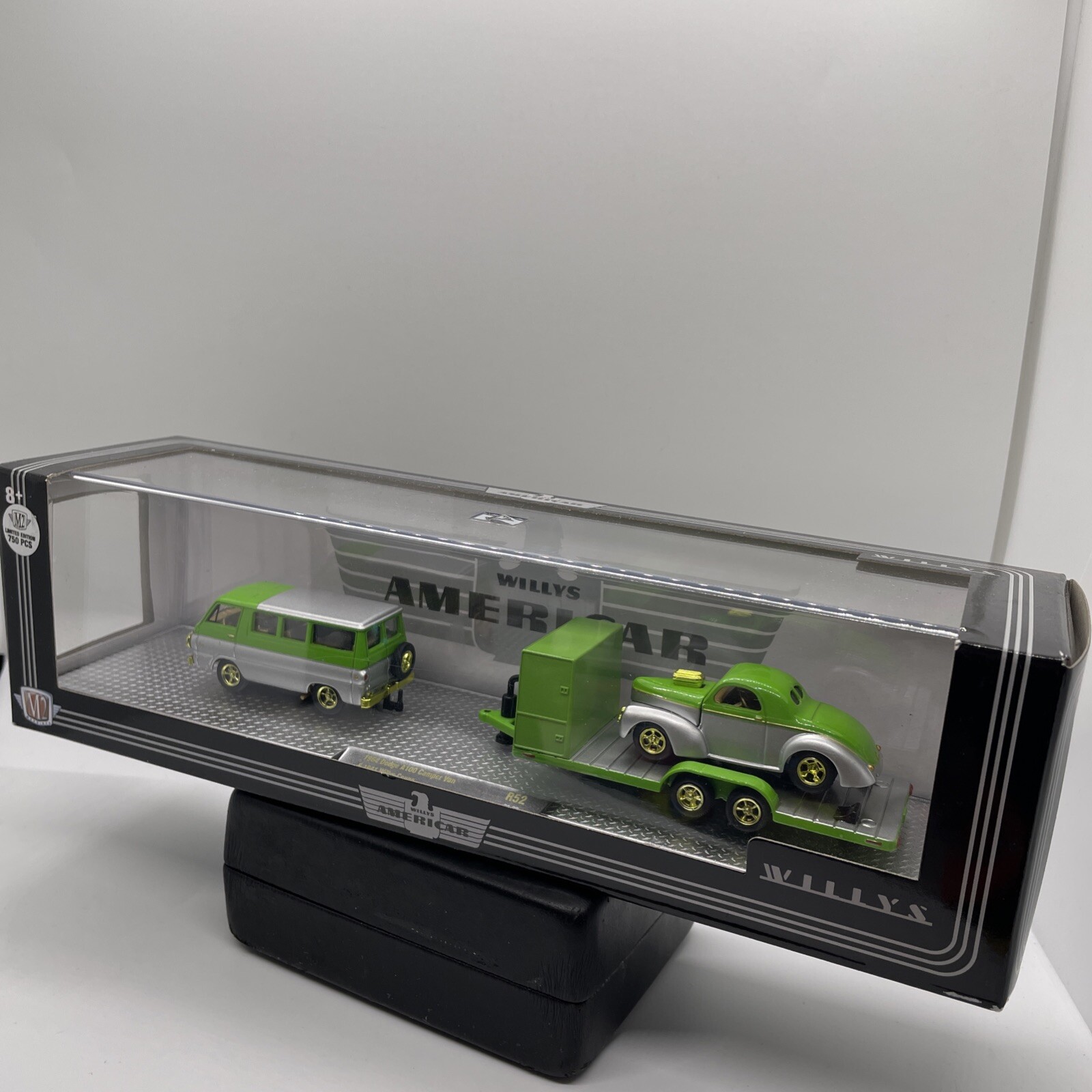 M2 Hauler Chase Americar 1964 Dodge A100 Camper Van & 1941 Willys Coupe