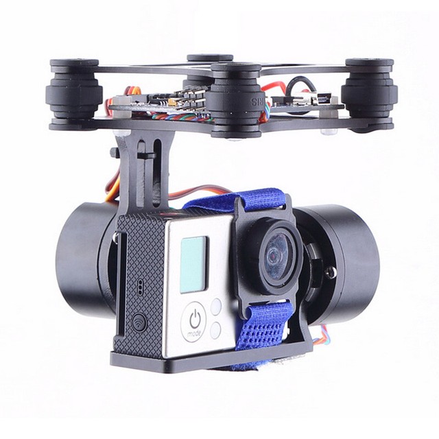 fpv 2 axis brushless gimbal with controller for dji phantom gopro 3 for rc drone fpv racing