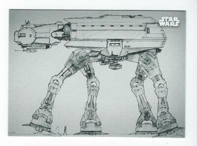 SF・ファンタジー・ホラー Star Wars AT-AT (Empire Strikes Back) STAR WARS BLACK WHITE EMPIRE STRIKES BACK CONCEPT ART #CA-4 THE