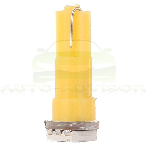 20X 5050 SMD Wedge Gauge LED Light Replacement T5 Base Bulb 2721 74 73 37 Amber - Picture 6 of 6