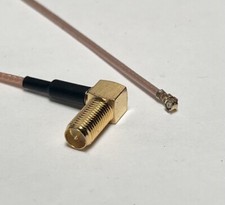 RP-SMA Female Angle to uFL/u.FL/IPX WiFi RG178 Coaxial Cable Pick Length US