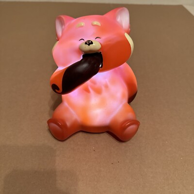 Disney Pixar Turning Red Mei Panda 7'' Figural Night Light Hard Plastic