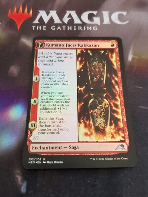 Mtg. 2x Kumano Faces Kakkazan. Foil. Kamigawa: Neon Dynasty. Pack