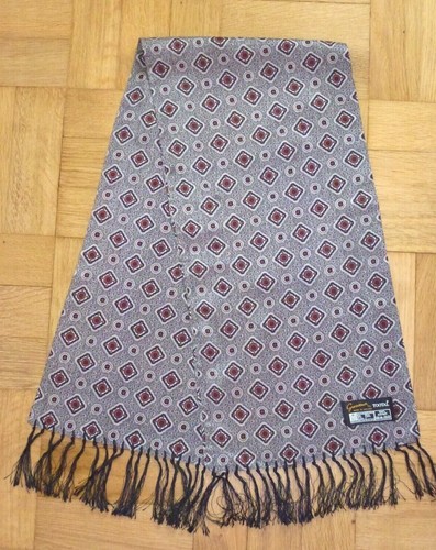 Vintage TOOTAL Scarf Cravat Dapper Neckwear Mod Indie Scooter Goodwood Ascot - Picture 6 of 7