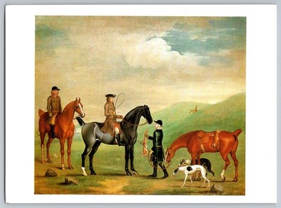 Art Postcard - The Fourth Lord Craven Coursing At Ashdown Park, James Seymour