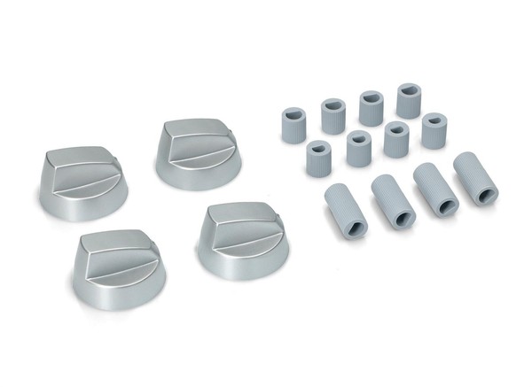 Diplomat Chrom Backofen Drehknopf Silber Gasherd Herd Universal + Adapter-image