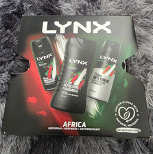 Lynx Africa Gift Set Full Size Body Spray 150ml & Wash 225ml Recyclable