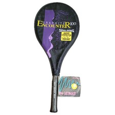 Spalding Graphite Encounter 100 Wide Body Tennis Raquet Soft Touch Grip NEW