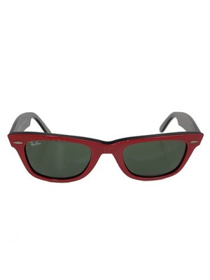 Ray-Ban Sunglasses Red on Black Wayfarer 50□22 3N Men's RB2140