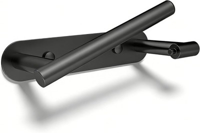 SetSail Toilet Paper Holder Adhesive or Screw-in Matte Black Bathroom Toilet Pap