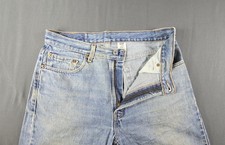 VTG Levi's 505 Jeans Mens 34x30 Blue Light Wash Regular Fit Straight Leg 90s