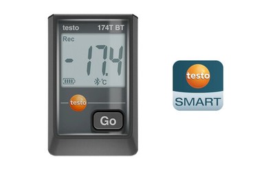 Testo 174 T BT   Mini Datalogger Temperatur -30 °C/+70 °C Bluetooth