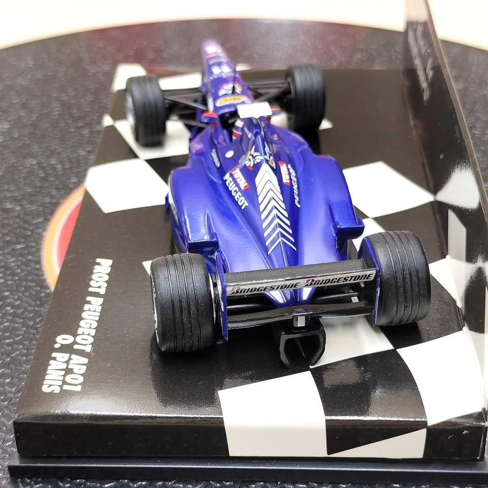 MINICHAMPS 1/43 Prost Peugeot AP01 Olivier Panis #11 430980011 - Image 4 of 4
