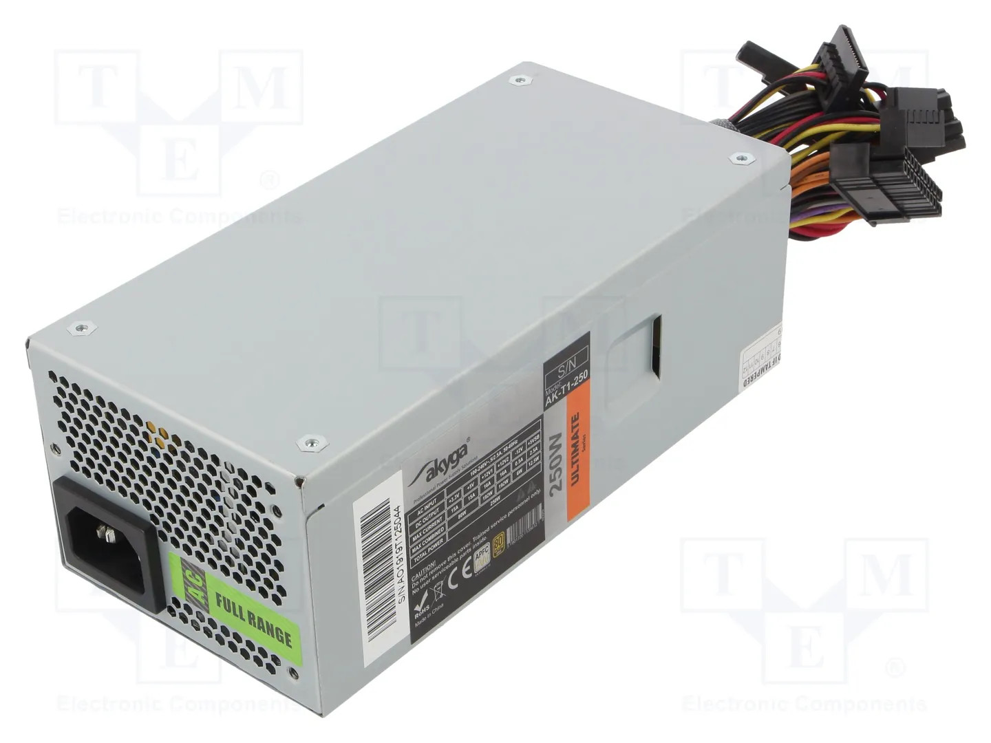 Akyga Alimentatore Per Pc 250 W Tfx 80Plus® Gold - Immagine 2
