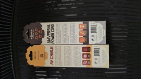 New AC Power Cord & AV Audio Video Cable Hookup Bundle SEGA DREAMCAST Tomee