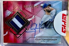 2020 Clayton Kershaw Diamond Icons 2/5 Autograph Hand Signed
