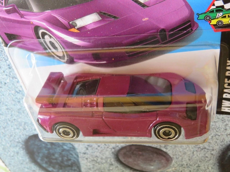 Hot Wheels H5L 221 1994 BUGATTI EB110 SS purple 2025 221/250 CaseL - Image 2 of 2