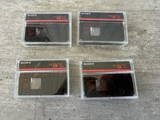 Videocassette Sony Mini DV 60 minuti confezione da 4 scatola aperta mai usate