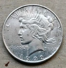1922 P Peace Silver Dollar, A Pleasing Specimen.