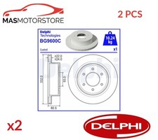 BREMSSCHEIBEN SATZ PAAR HINTEN DELPHI BG9600C 2PCS I NEU OE QUALITÄT