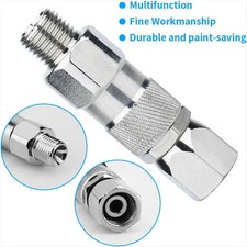 Airless Spray Swivel Joint 1/4-Inch Painting Supplies Whip Hose Swive 1/3/6pcs