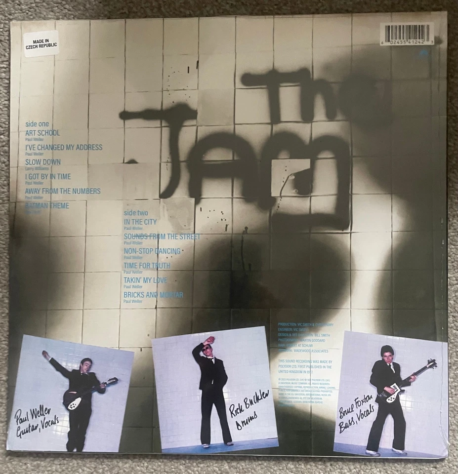 The Jam – In The City White Vinyl LP - Image 3 of 3