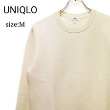 UNIQLO Milano Rib Crew Neck Sweater M Washable Knit Spring Staple