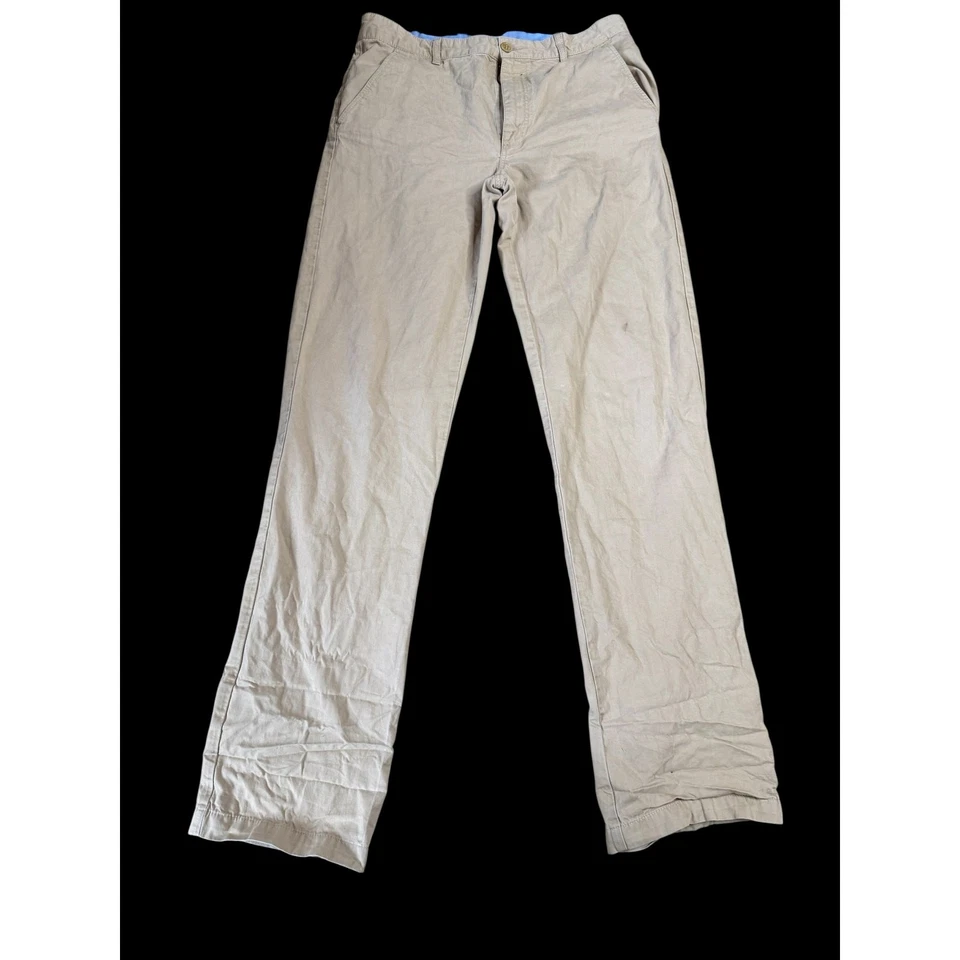 Pantalones chinos Lacoste beige para jóvenes niños talla 16 con logotipo Foto 4 de 4