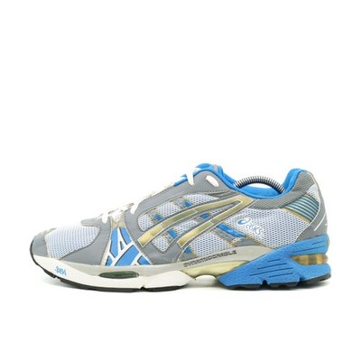 ASICS Herren TQ60Q Sneaker Grau/Blau/Weiß GEL Laufschuhe EU 48