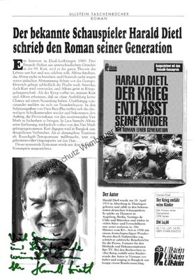 Original Autogramm Harald Dietl /// Autograph signiert signed signee Diet 309373
