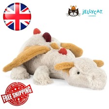 ellycat Opalite Dragon Authentic Soft Plush Doll Toy Gift BNWT & Dust Bag 50CM