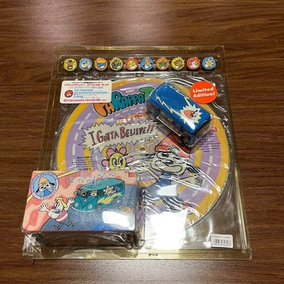 PaRappa the Rapper Special Kit 12inch Record Can Badges Limited playstation game