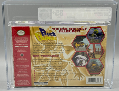 Buck Bumble Nintendo 64 N64 Sealed New VGA 85+ NM+ Graded Ubisoft