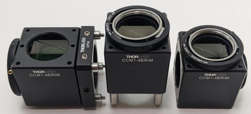 Thorlabs CCM1-4ER/M Cage Cubes (3) w/ BS022 Beamsplitters + CP36