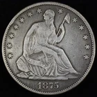 1875-CC Seated Liberty Half Dollar — photo from another recent sale