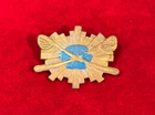 RARE CIVIL WAR GENERAL PHILIP SHERIDAN'S CAVALRY CORPS CAP BADGE / GREAT COND