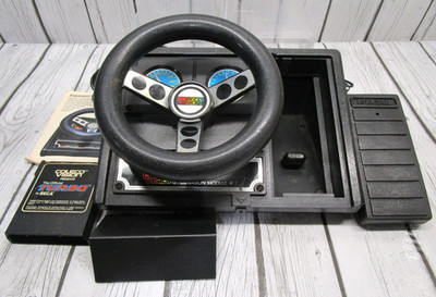 Expansion Module #2 ColecoVision Steering Wheel & Foot Pedal w/ Turbo Game