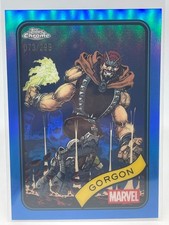 2025 Topps Chrome Marvel Blue Refractors #195 Gorgon 73/299