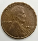 1929 S Lincoln Wheat Cent Woody VF/XF Wood Grain Penny Improper Alloy Mix Error