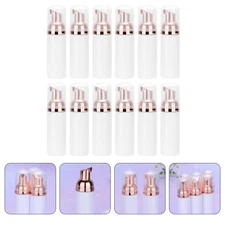12Pcs 30ml Empty Facial Foaming Bottles Travel Portable Dispenser