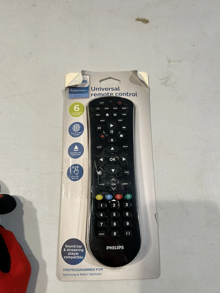 Philips Universal Smart Remote Control Controller Audio Video 6 Device - Image 4 of 4