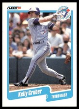 1990 Fleer Kelly Gruber Toronto Blue Jays #83