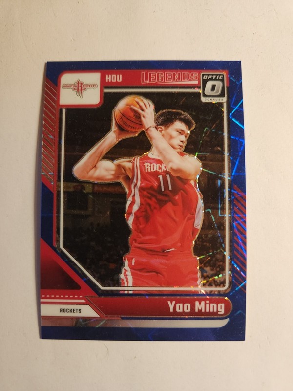 2024-25 Panini Donruss Optic - Legends Yao Ming #226 Blue Velocity Prizm