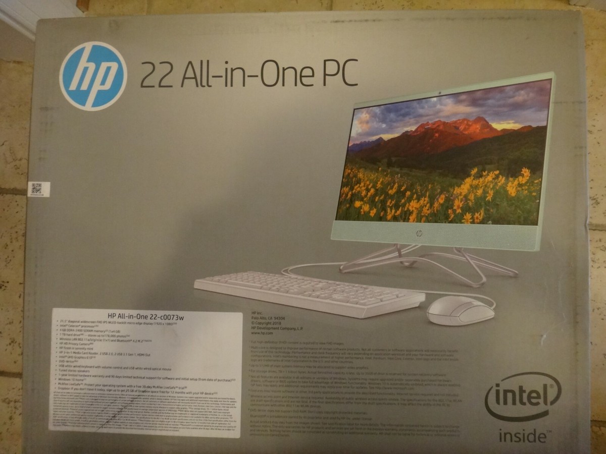 HP 22-C0073W All-in-one PC 22