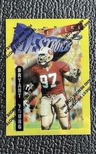 🔥BRYANT YOUNG 1996 TOPPS FINEST GOLD RARE DESTROYERS W/PROTECTOR!🔥49ERS HOF!