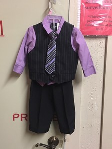 purple baby boy outfit