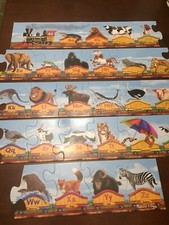 Melissa  Doug Alphabet Train Floor Puzzle with Animals Complete No Box
